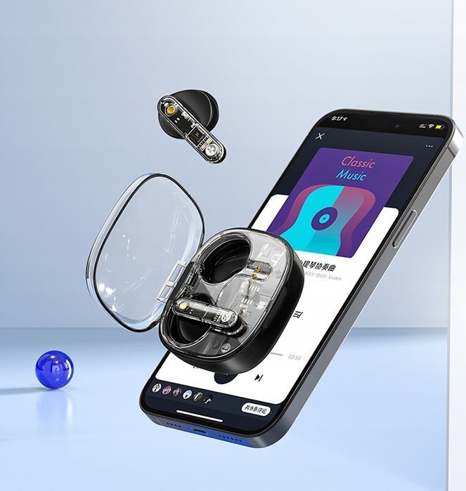 Słuchawki Douszne Bezprzewodowe Bluetooth 5.3 + Kabel Powerbank Tws