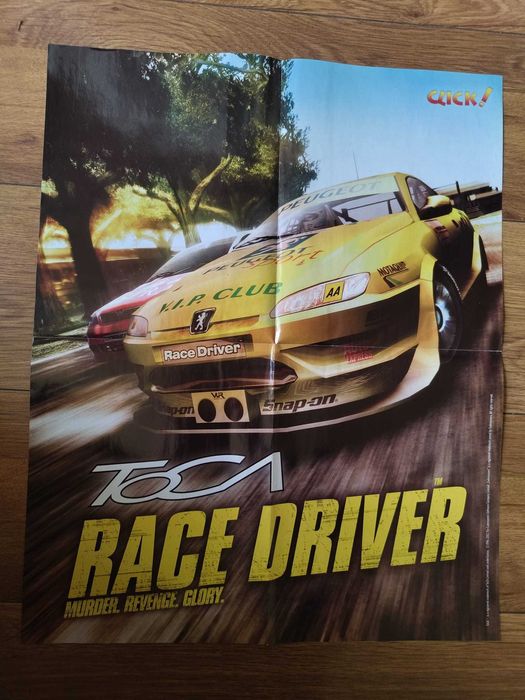 PLAKAT CLICK! Dwustronny: TOCA Race Driver i UNREAL II The Awakening