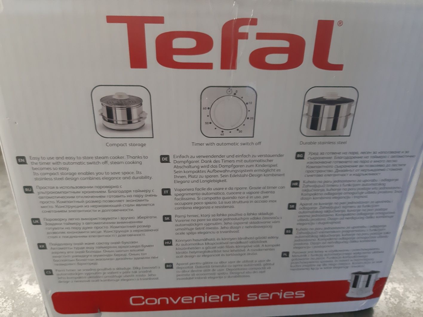 Parowar Tefal VC145130 nowy