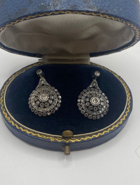 Brincos Diamante Natural 1.8ct de 1930