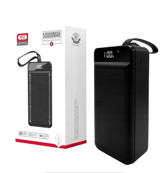 Power Bank XO PR158 на 50000 mAh... Невичерпне джерело заряду з швидко