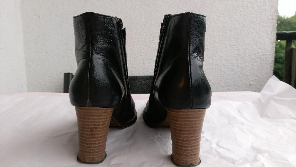 buty, kozaczki, botki skóra 40