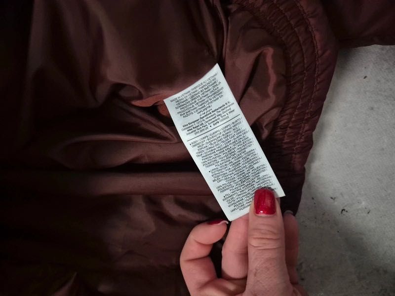 Nike therma fit kurtka damska puffer brązowa swoosh L boxy