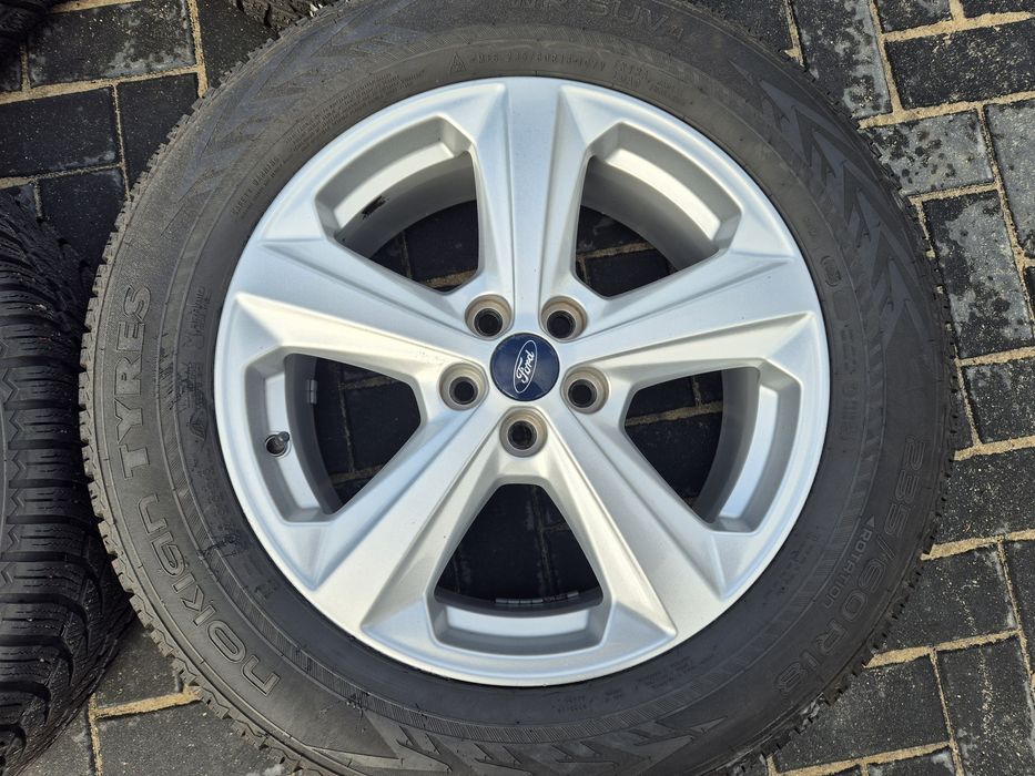 Kola zimowe Ford Edge kuga S-max 18 5x108 7.5J Et55 235/60/18 jak nowe