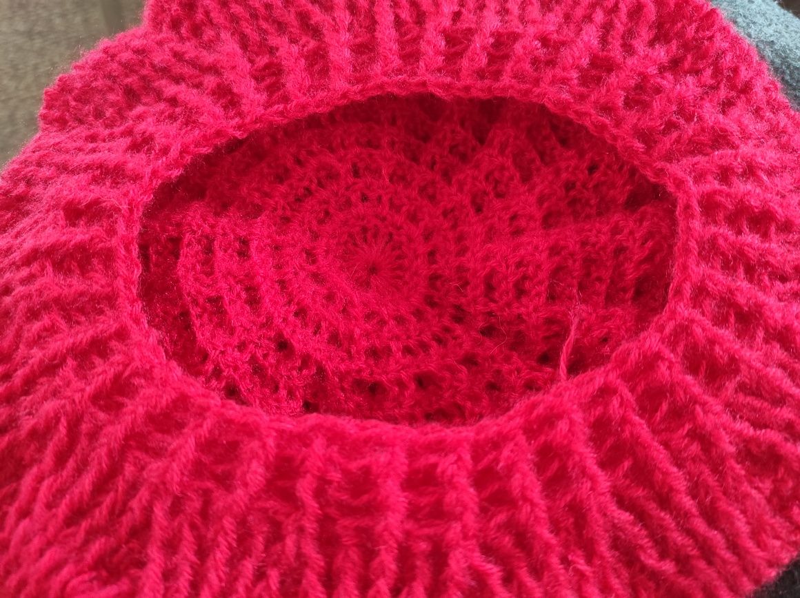 Boina de crochet