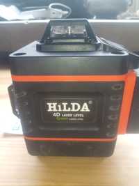 Лазерный уровень HILDA 4D 16 линий, пульт, магнитное крепление