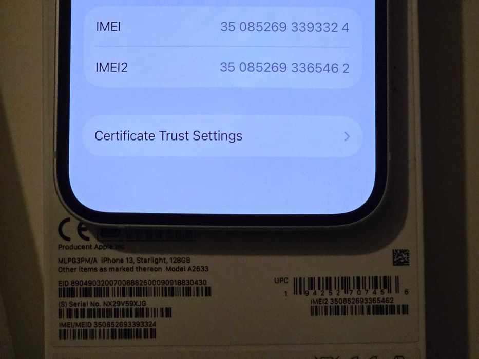 iPhone 13 - super stan - 94% bateria