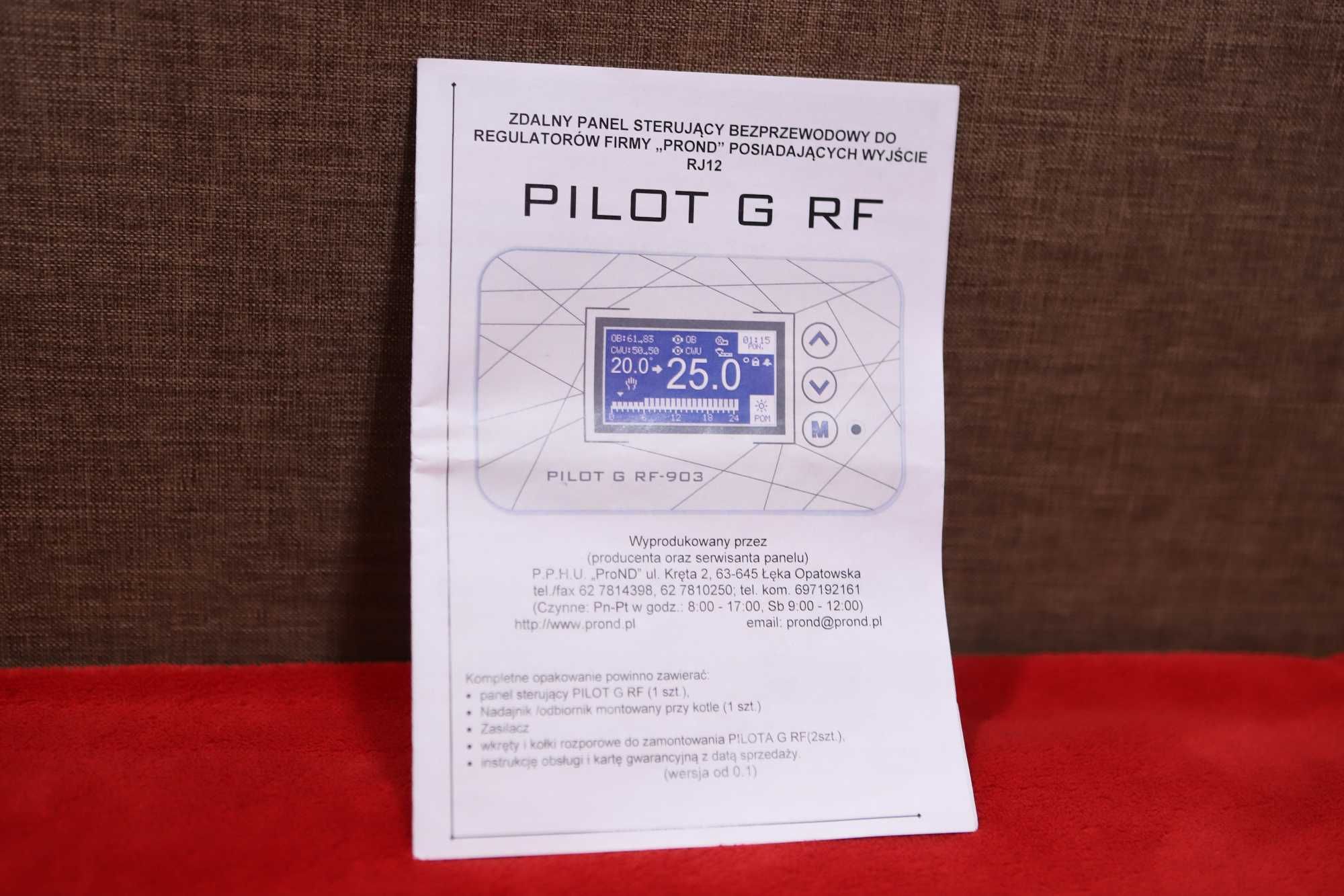 Panel Sterujący bezprzewodowy PILOT G RF-903