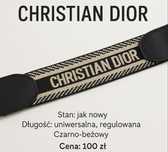 Pasek w stylu Christian Dior