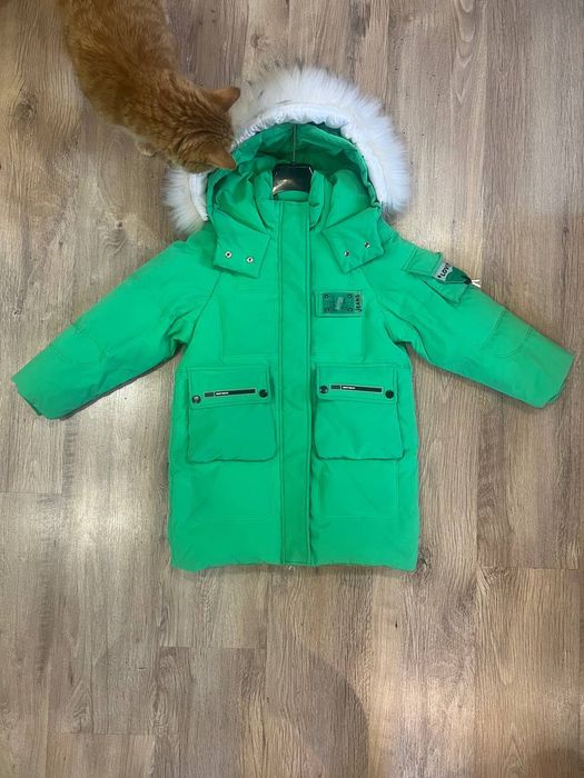 Пуховик куртка  пальто  116-128 6-8 років