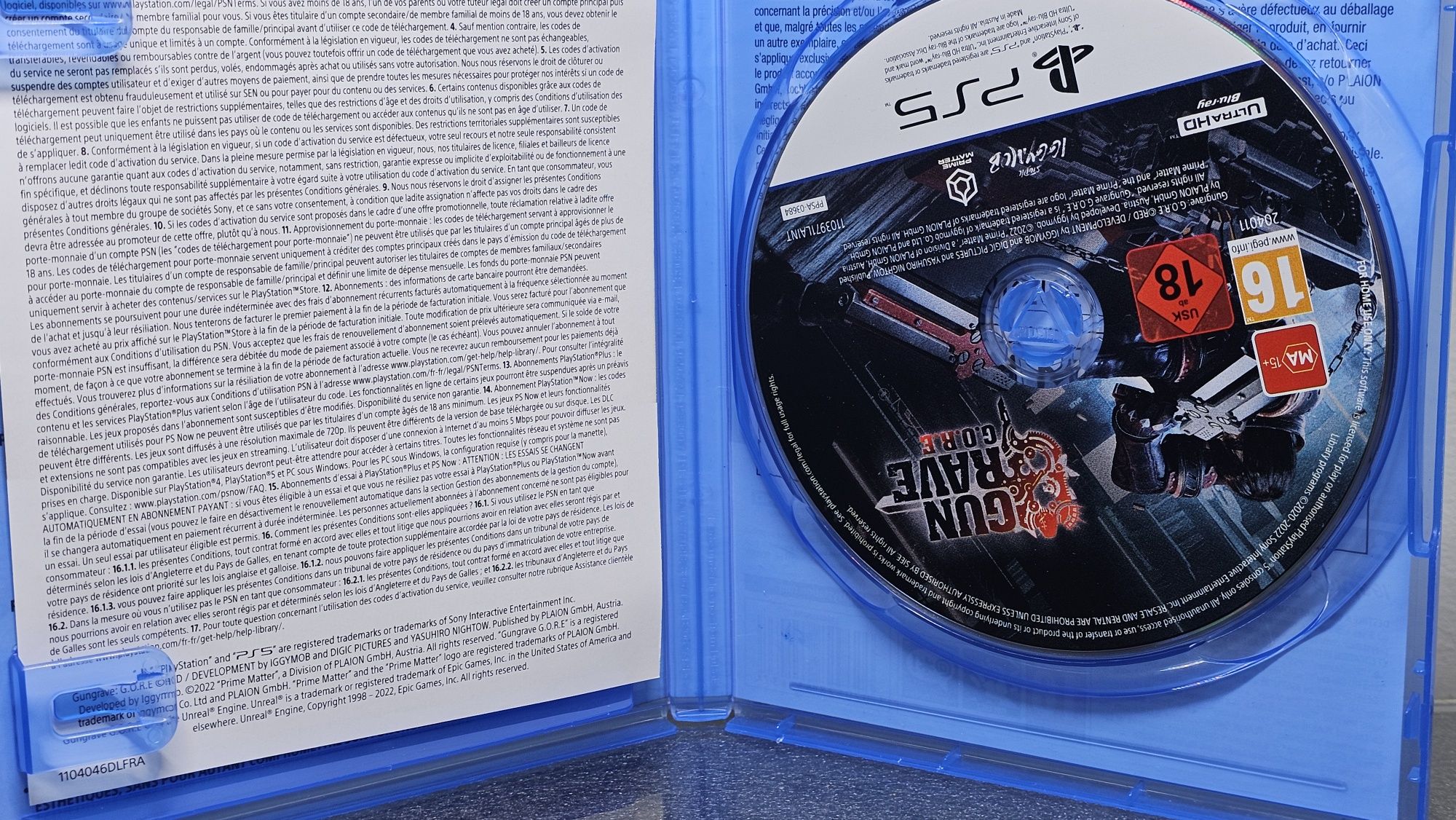 Gun Grave Gungrave GORE Day One Edition PS5 PlayStation 5