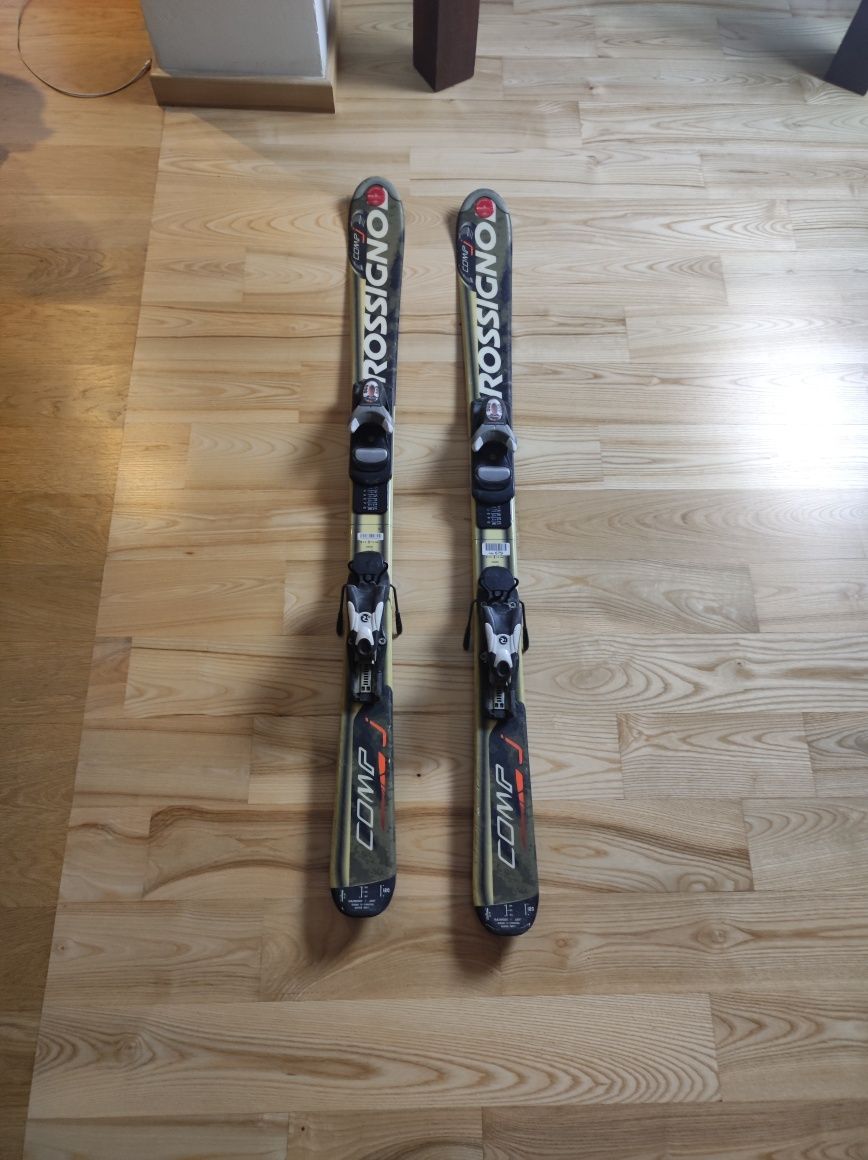 Narty Rossignol junior 120cm z wiązaniami Rossignol