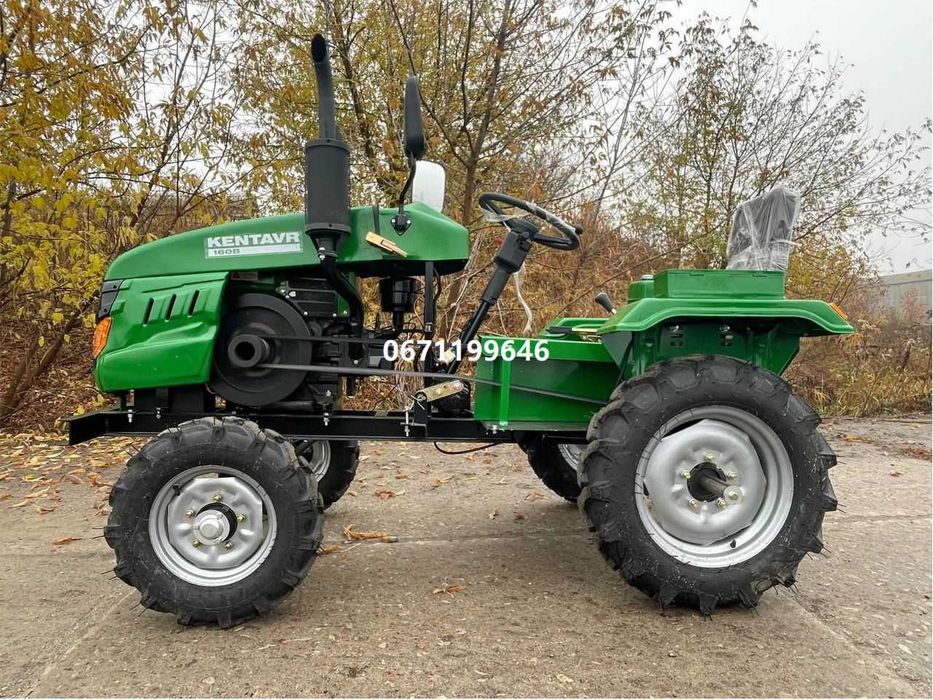 Мототрактор KENTAVR 160 В Кентавр доставка+ФРЕЗА+плуг Гарантія