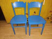 Niebieskie krzesła RETRO (sprzedam/zamienię)