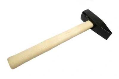 MŁOTEK ŚLUSARSKI STALOWY 800 g, Trzonek Drewniany 35 cm. SOLIDNY