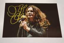 Автограф Оззи Осборна. Black Sabbath. Ozzy.