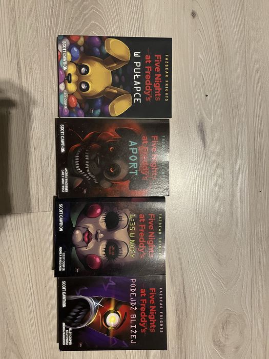 ksiazki z serii five nights at freddys