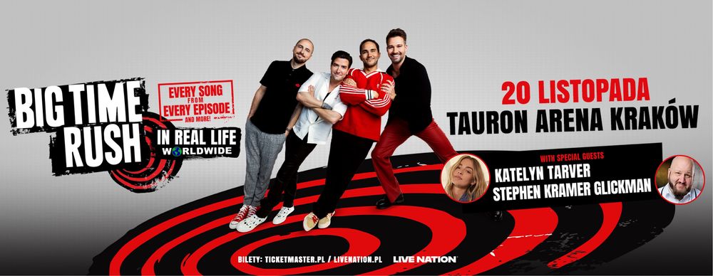 Bilety na Big Time Rush Kraków 20.11.2025