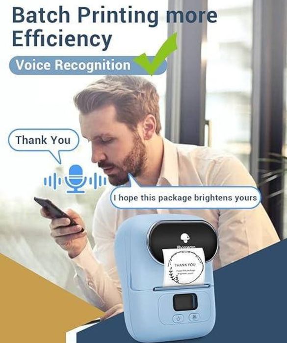 Міні Принтер для термоетикеток Label Maker Phomemo M110 портативний