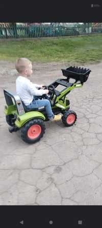 Дитячий трактор з причепом