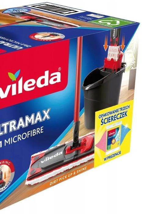 Vileda Ultramax BOX w Seper cenie  (mop + wiaderko+ zestaw sprzątający