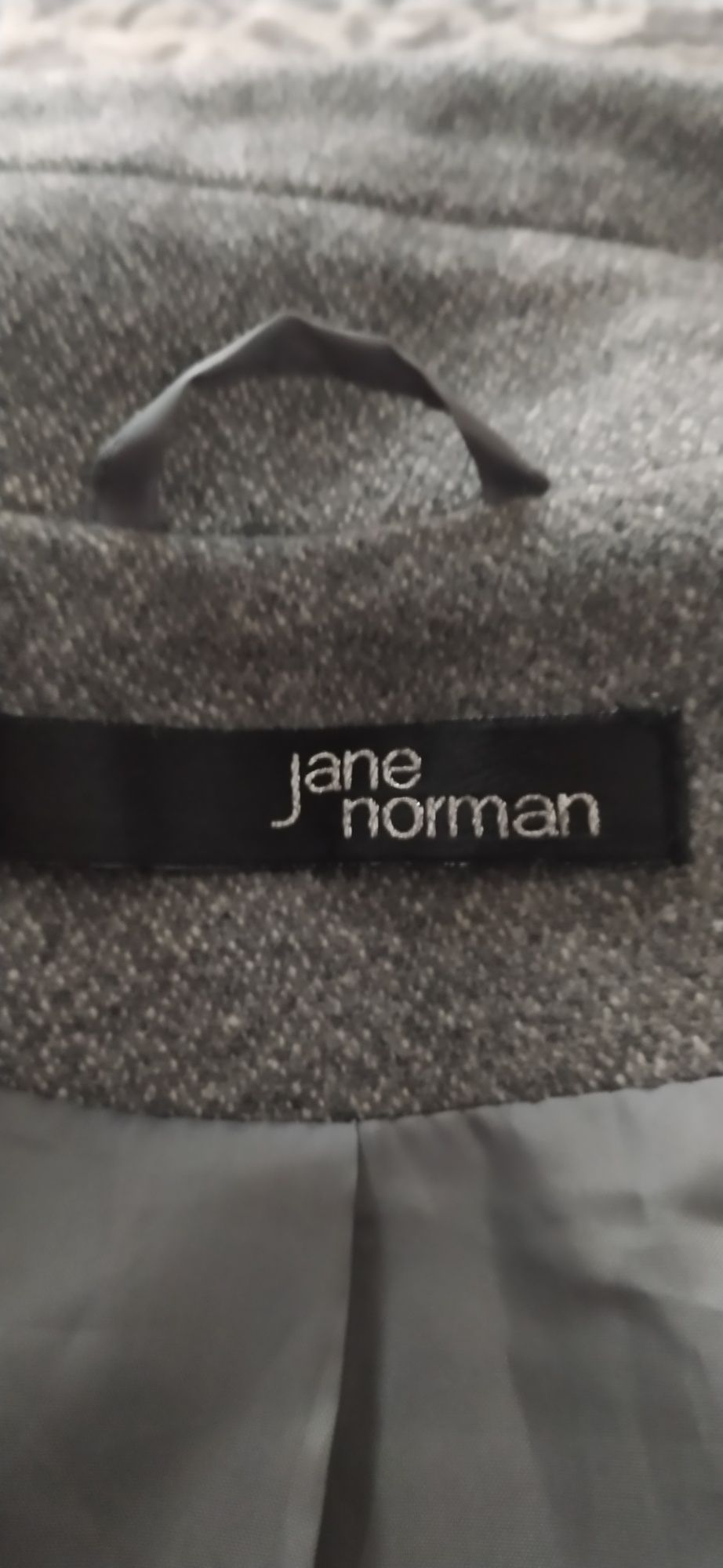 Jane Norman wełniany płaszcz rozm.36