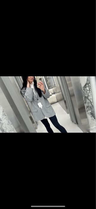 Пиджак серого цвета оверсайз Cher 17