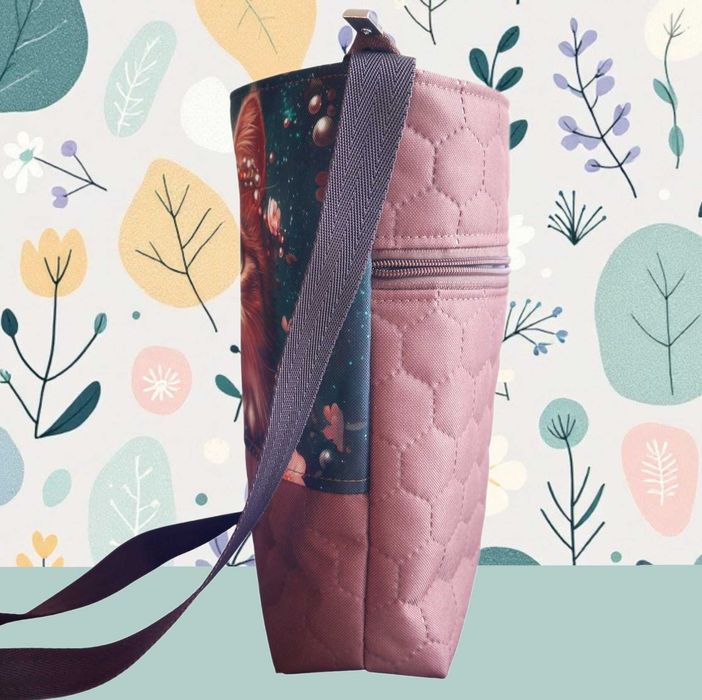 Torebka listonoszka z motylem wodoodporna PL handmade