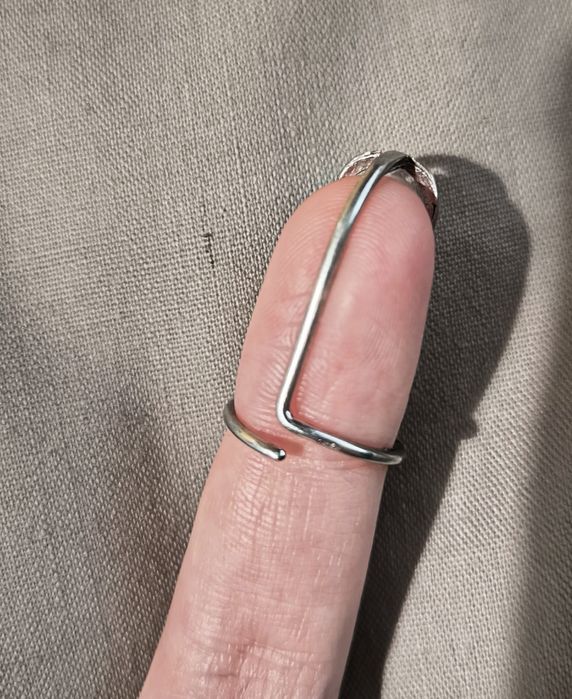 Кольцо серебряное