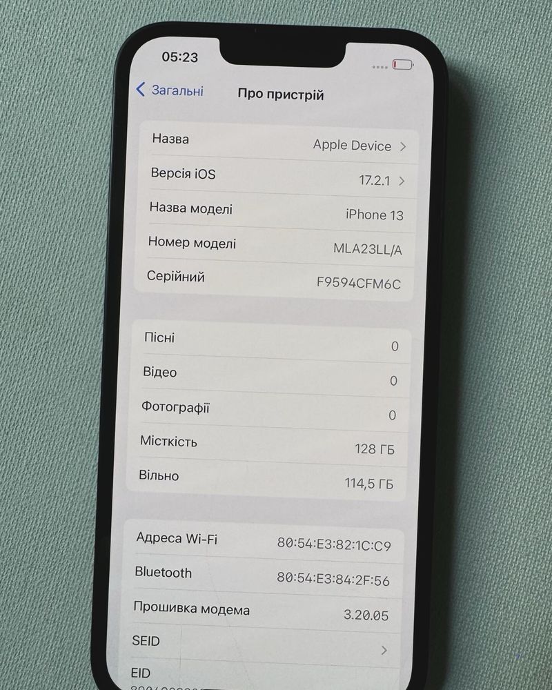 iphone 13 128gb Neverlock + зарядне