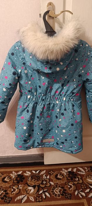 Зимова куртка-парка для дівчинки рр 140