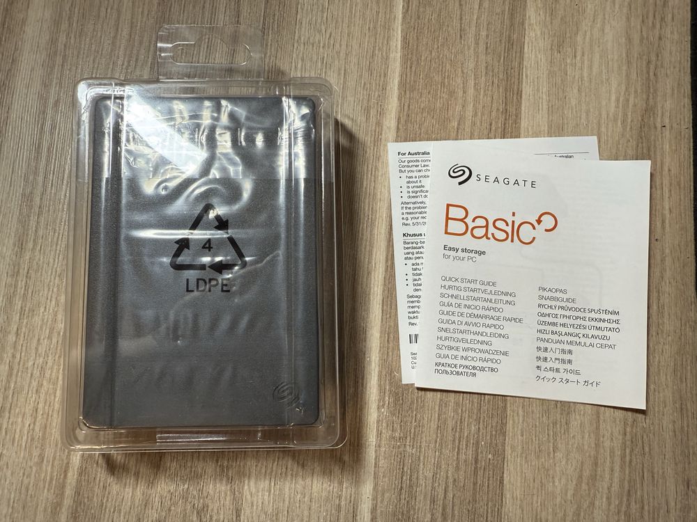 Dysk Zewnętrzny Seagate Basic 2TB MAŁO UŻYWANY