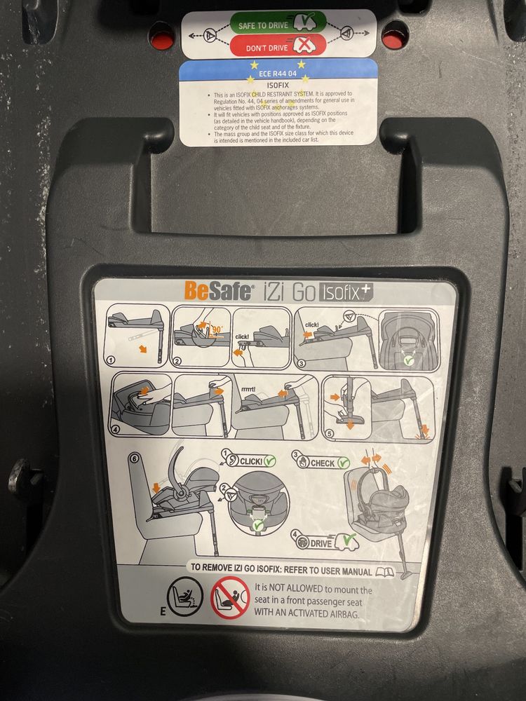 Vendo base isofix para ovo Besafe