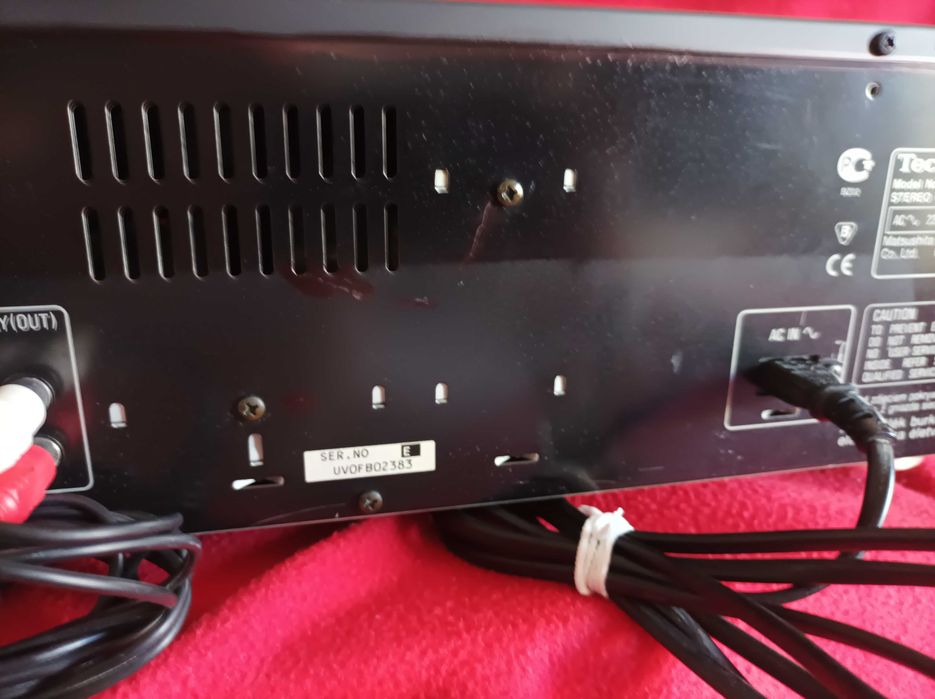 Leitor Gravador Technics  RS-TR373M2 Duplo Tape  Autoreverse