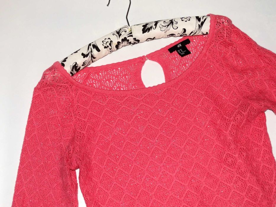 H&M_Fajna koronkowa bluzka na imprezę_R.34/36