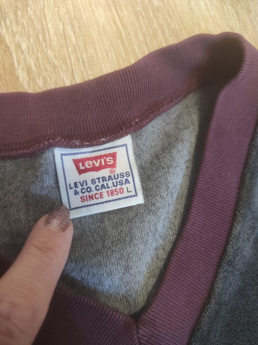 Levi's bluza welurowa vintage rozm L