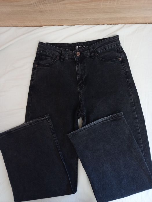 Темні джинси кюлоти