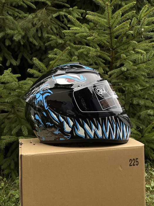 Мото шолом QKE | Дорожній шолом, інтеграл