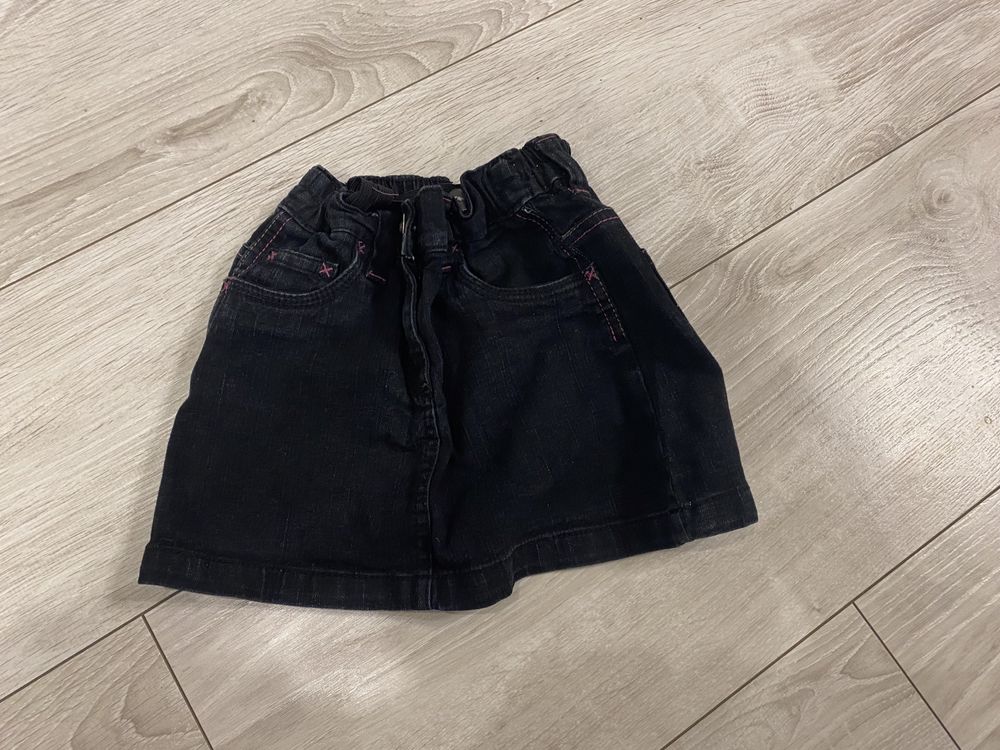 Spodniczki dzinsowe jeansowe NEXT H&M mini zestaw 98-104 cm