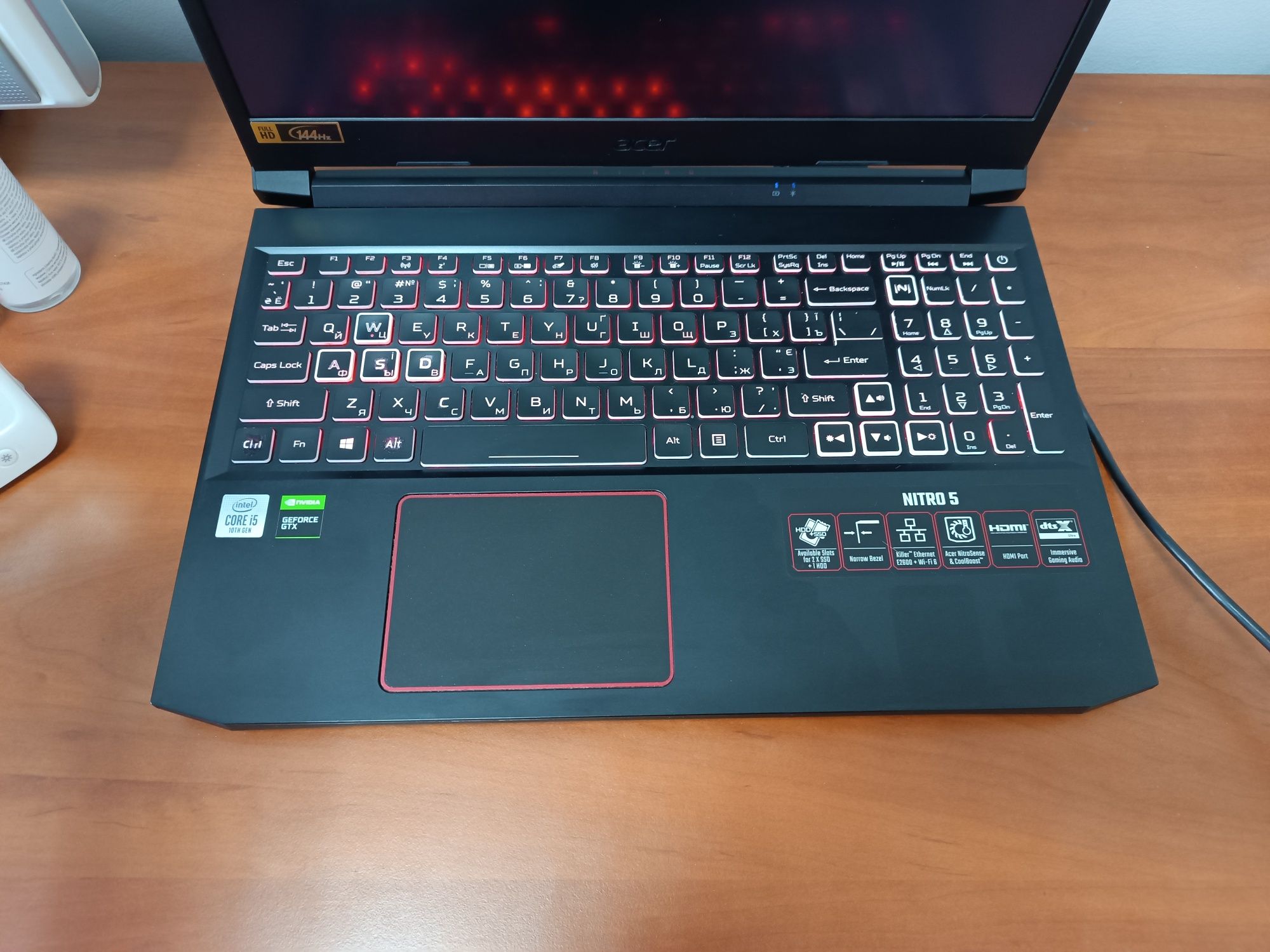 Ноутбук игровой Acer Nitro 5 i5-10300H/16GB/GTX1660Ti/512GB/144Гц