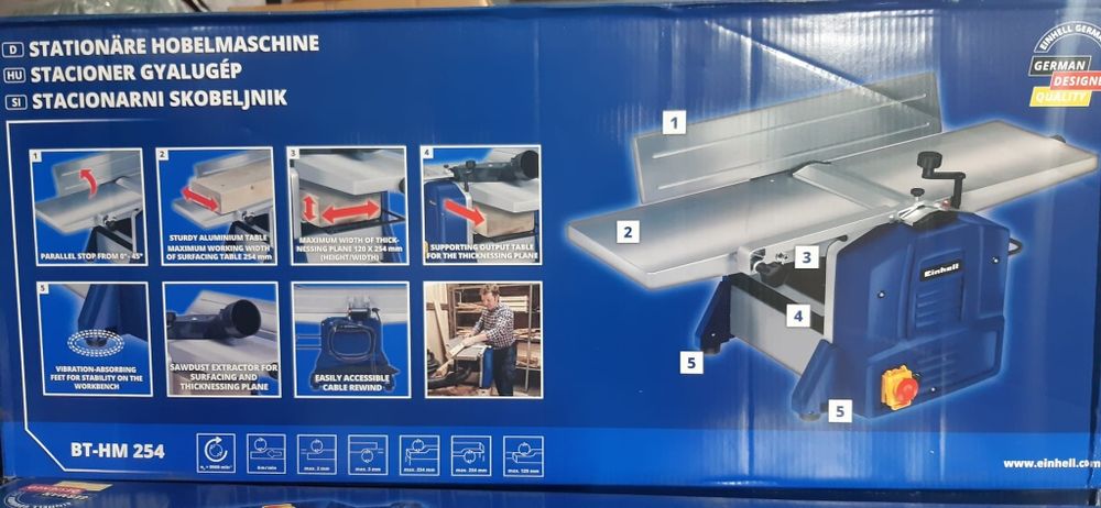 grubościówka wyrówniarka Einhell BT HM 254