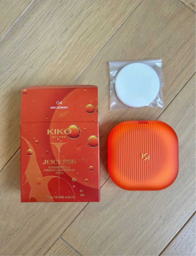 Puder Kiko - Juicy fizz, summerproof powder foundation spf50