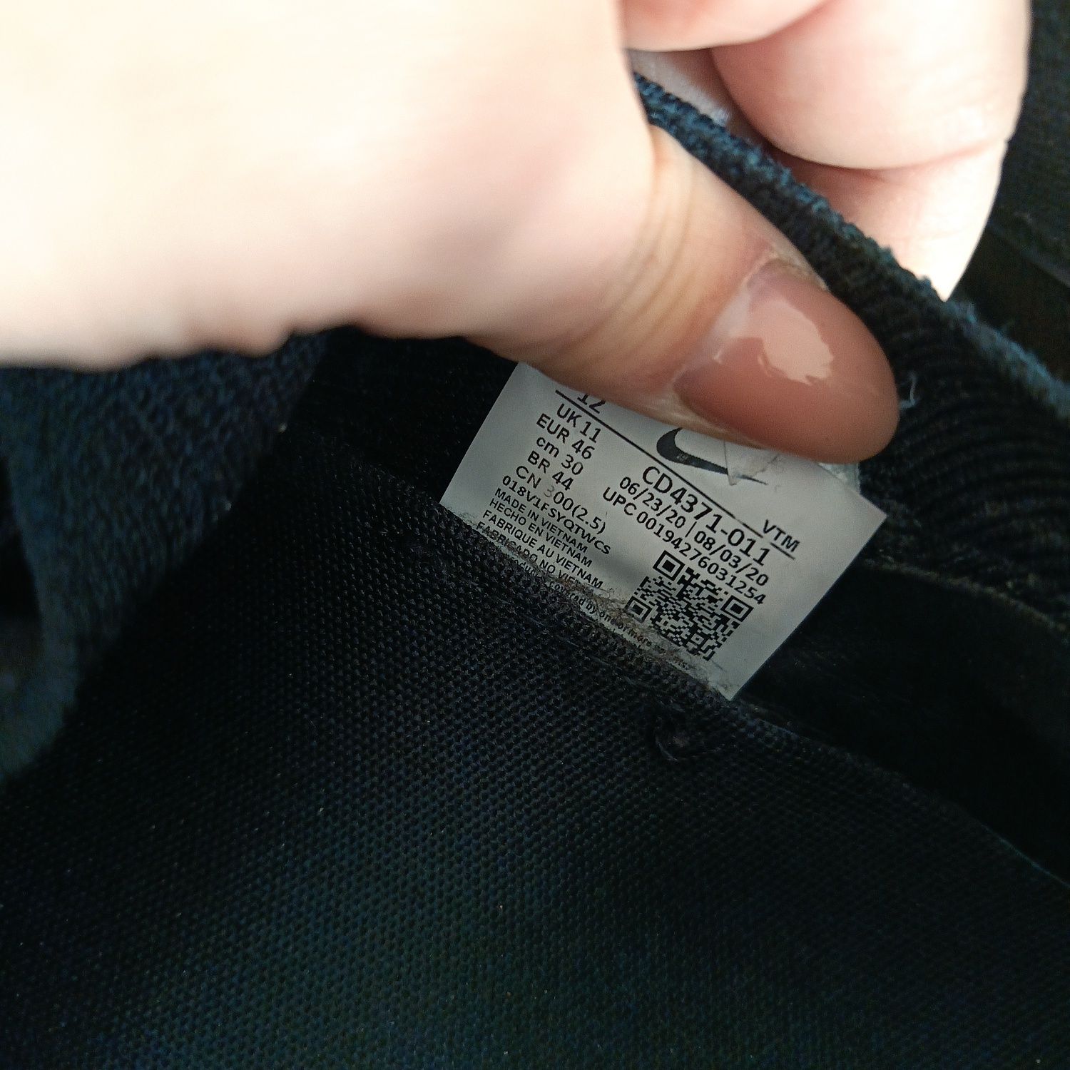 Buty Nike react Infiniti 46 czarne