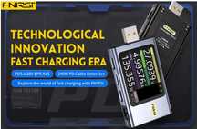 FNB58 USB (версия с Bluetooth) тестер Вольтметр Амперметр TYPE-C