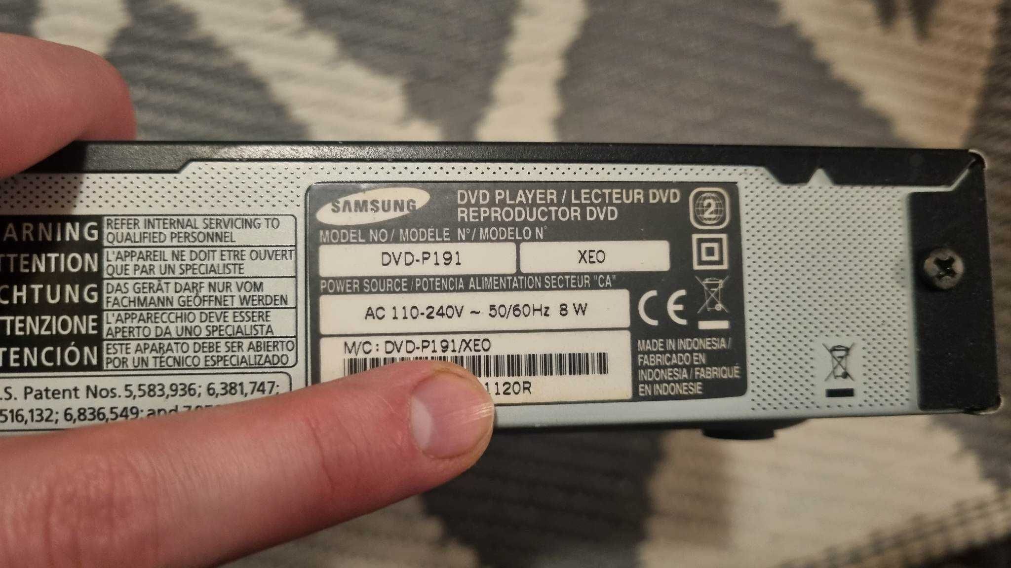 Odtwarzacz DVD Samsung bez pilota