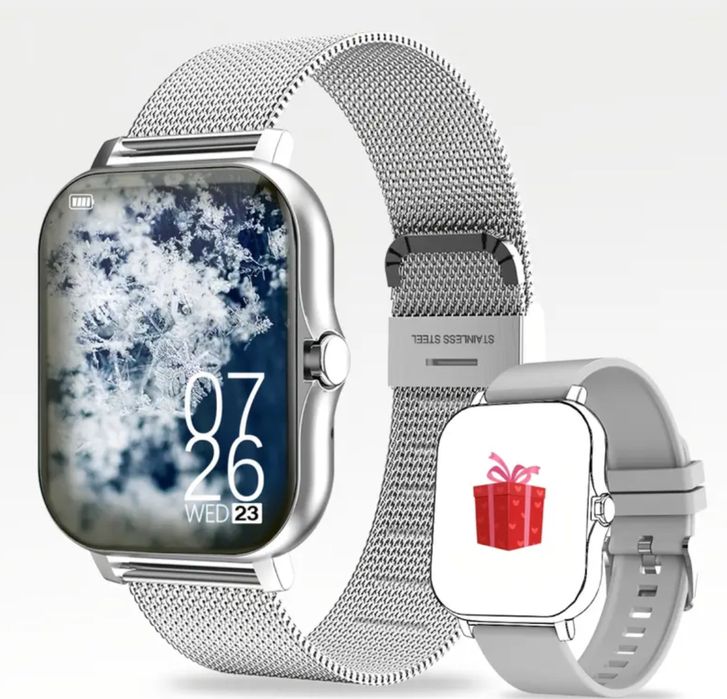 Apple watch, смарт годинник сірого кольору