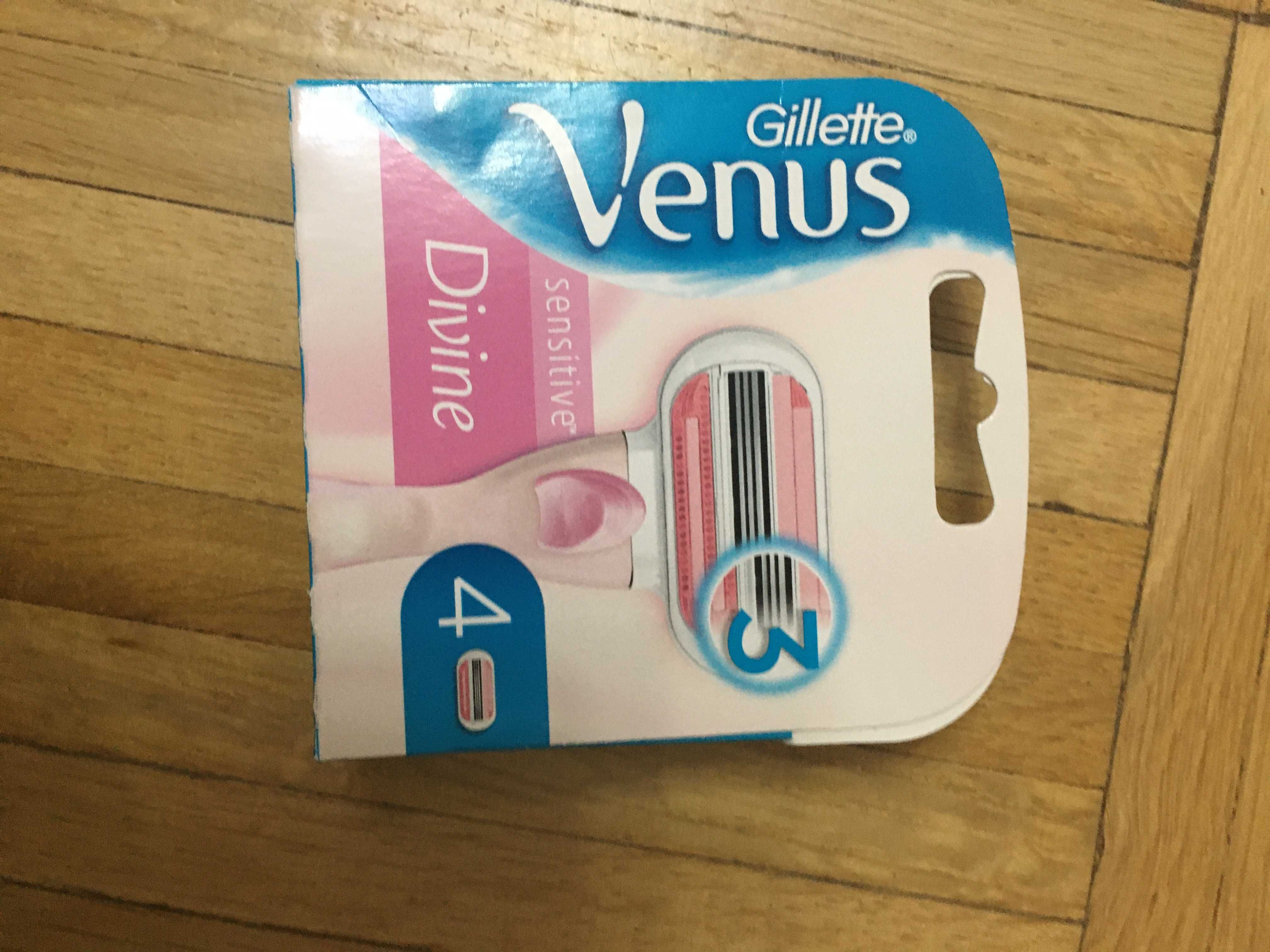 Wkłady Gillette Venus Divine Sensitive 4  sztuki