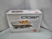 Raclette grill elektryczny Cloer 6430 czarny / 1200W / Kamienna płyta