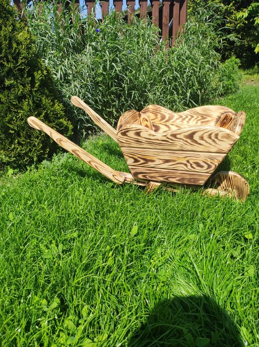 Taczka donica drewniana