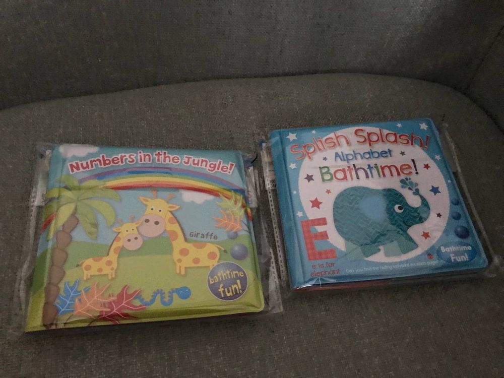 Детская книжка для купания мочалка с рождения